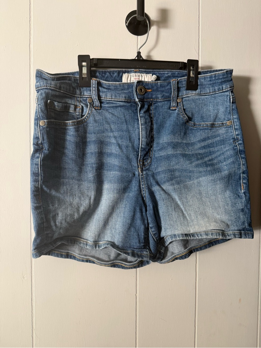 torrid Light Wash Denim High-Rise Jean Shorts